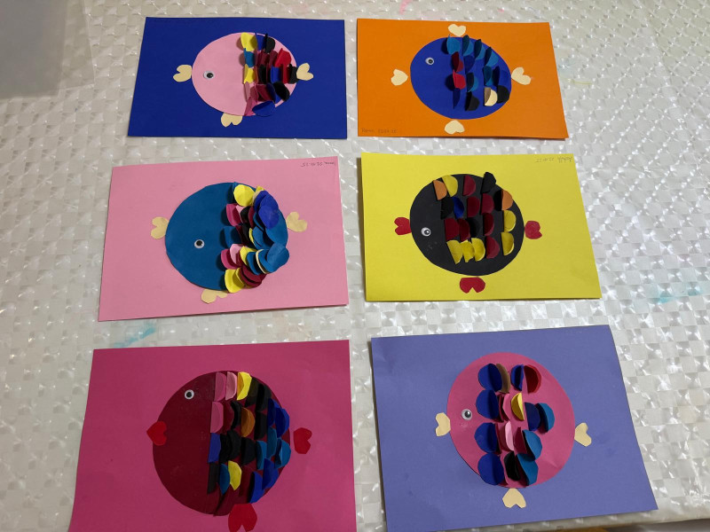 Selbstgemachte Papierfische